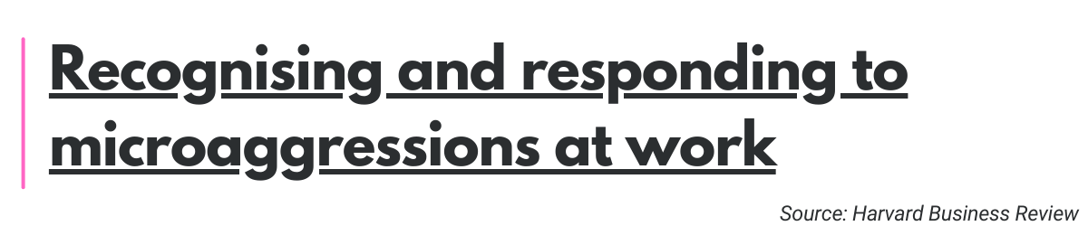 Recognizing and Responding to Microaggressions at Work