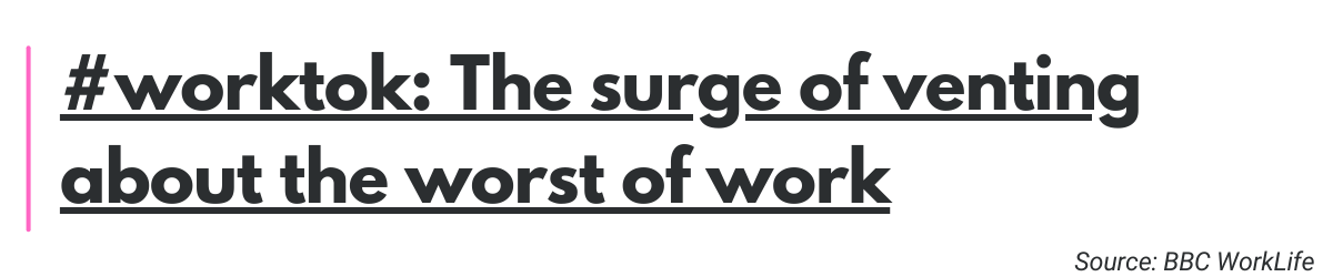 #worktok: The surge of venting about the worst of work